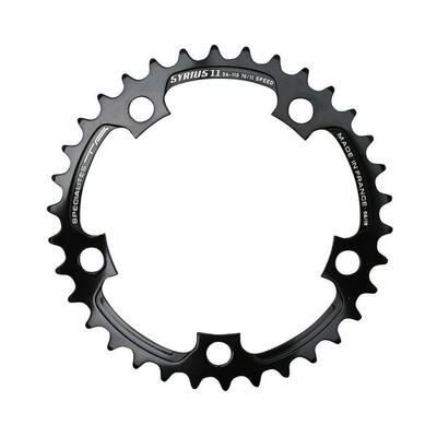 Triple road kettingblad inside specialities t.a. 5bra zelito 7075 shimano 9-10v.