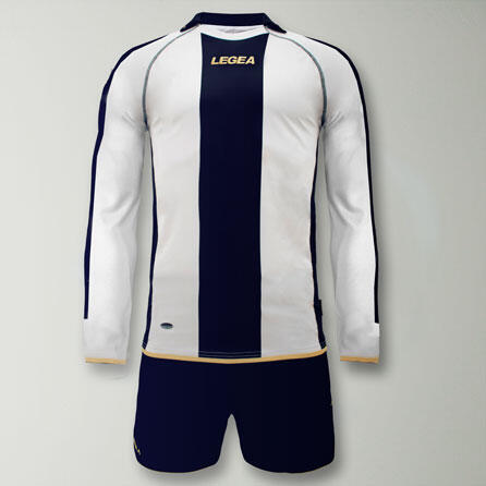 Maillot de football à manches longues Berlin blanc-bleu 2/2
