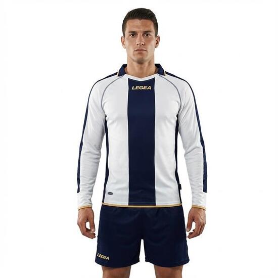 Herren Fußball Langarmtrikot Berlin Amaranth-Schwarz