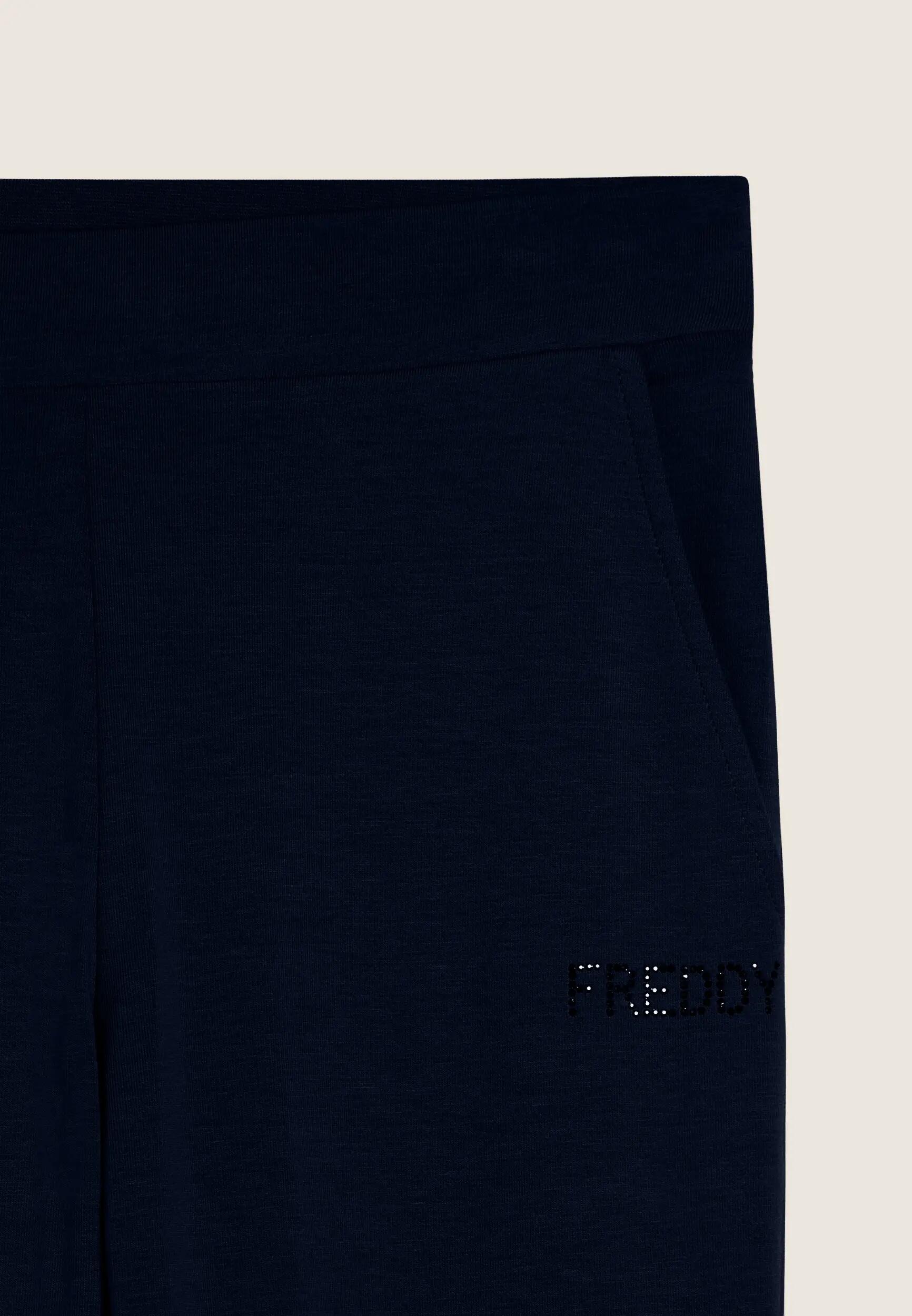 Pantaloni Sportivi Cropped con risvolto e strass FREDDY 7/7