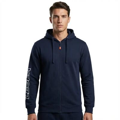 Bulino vrijetijdsjack in elastische katoen blauw