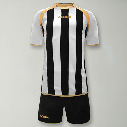 Herren Fußball Kit Dubai MC weiß-schwarz 2/2