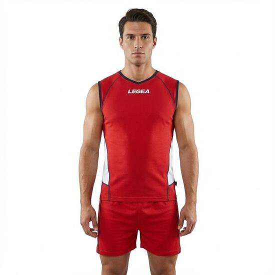 Homme Football Ensemble Entraînement Rouge-Blanc Campania New