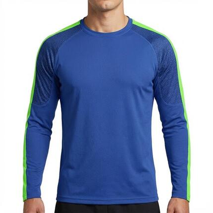 Homme Course T-shirt Manches Longues Caractéristiques Clés Modèle