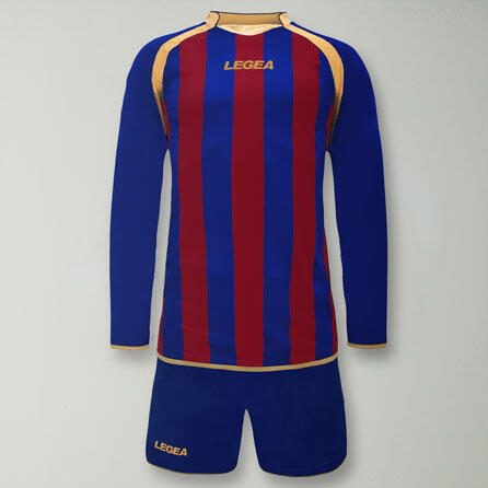 Herren Lauf Trainingsjacke KIT RIAD ML Blau-Rot 2/2