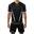 Bărbați Fotbal Kit Santiago MC Traspirant 100% poliestere Negru-Alb