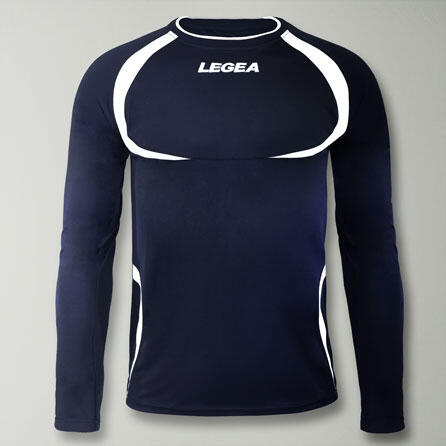 Ademende Taipei ML hardloopshirt blauw-wit 2/4