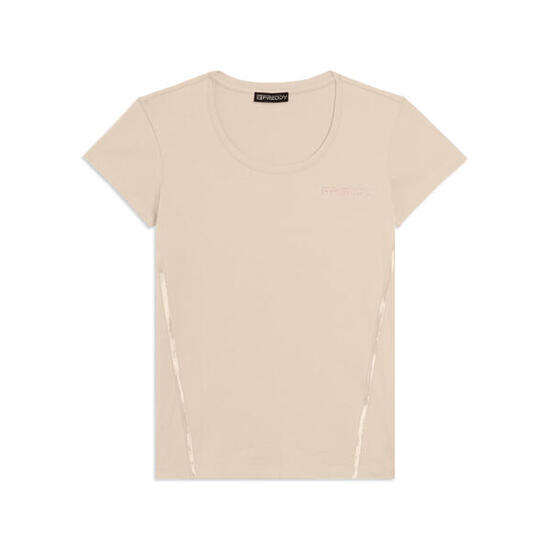 T-shirt Manica Corta con Logo FREDDY e Inserti Elastici
