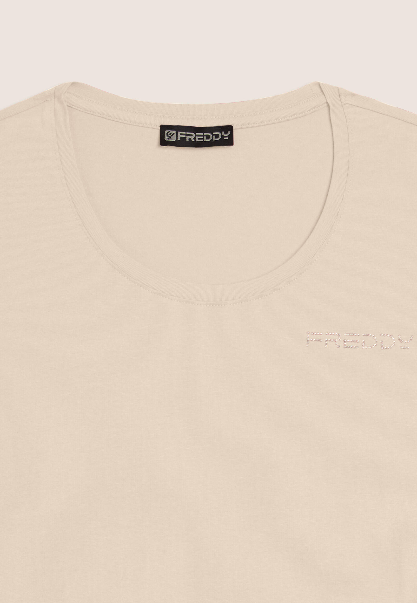 T-shirt à manches courtes avec logo FREDDY et empiècements élastiques 3/3