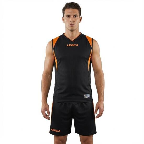 Kit de football Detroit pour entraînements et matchs noir-orange