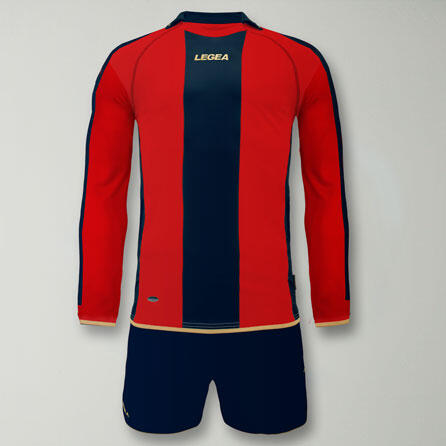Langarm-Fußballshirt Berlin rot-blau 2/2