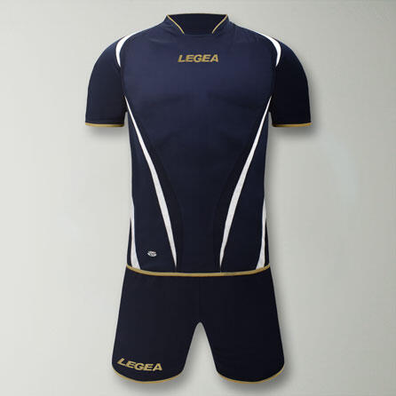 Bărbați Fotbal Kit Santiago MC Traspirant 100% poliestere Albastru-Alb