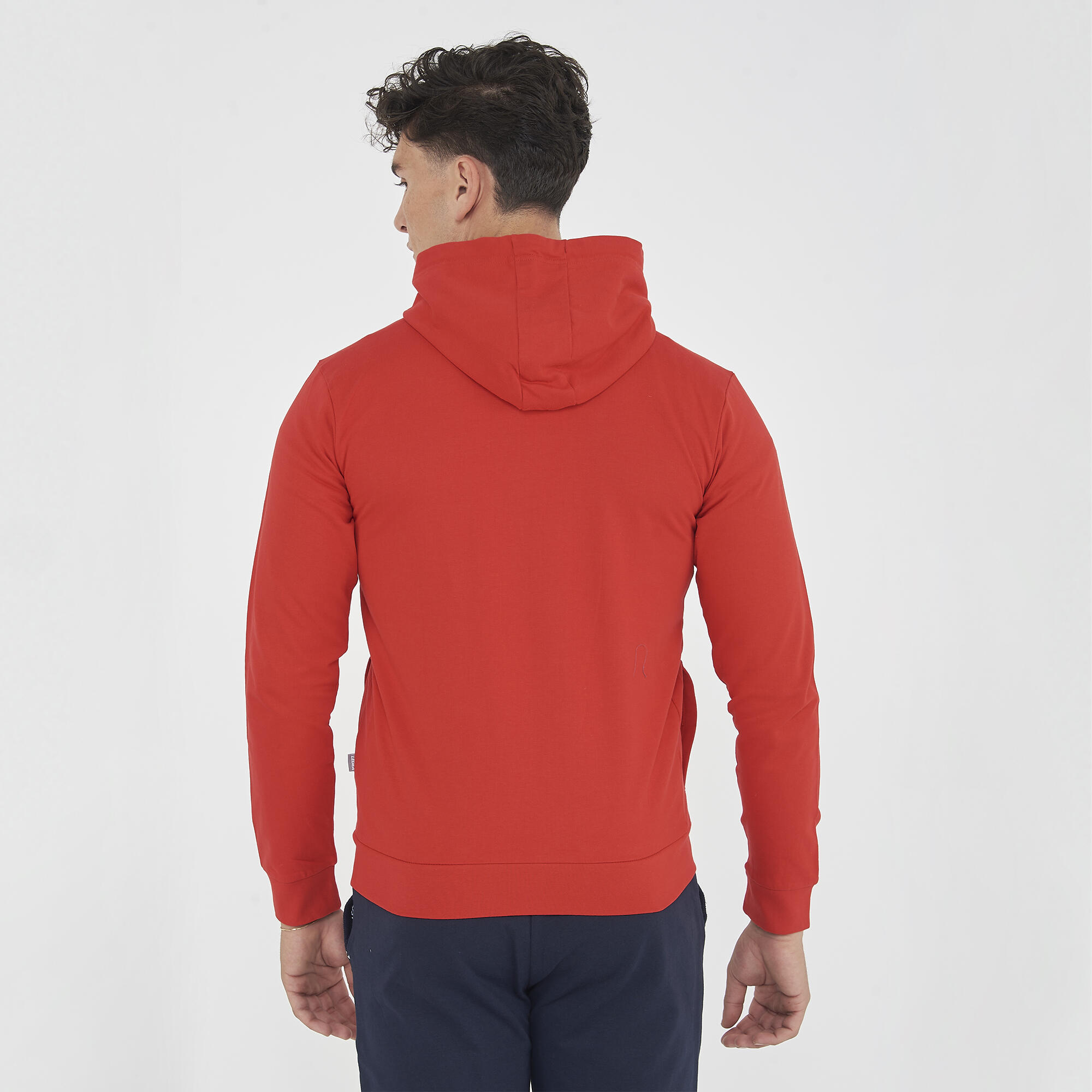 Bluza Treningowa Damska Z Pół-Zip Slim Fit Czerwona