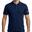 Barbati Sport Polo Cotone Elasticizat Traspirant Albastru Polo Sud Silver