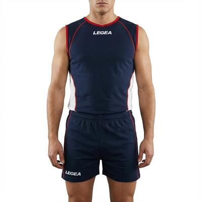 Heren voetbal trainingsset wit-rood