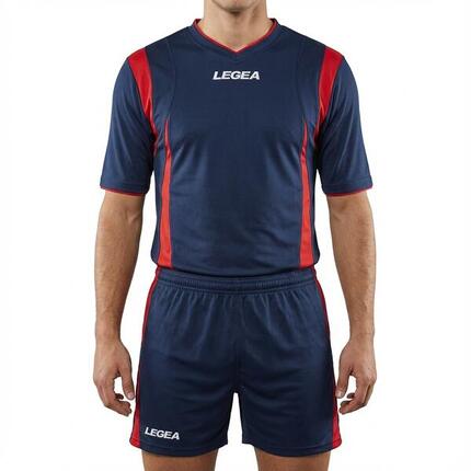 Kit de football d'entraînement homme blanc-bleu