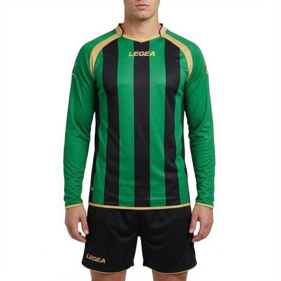 Homme Course Veste d'entraînement KIT RIAD ML Vert-Noir