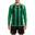 Bărbați Running Giacca Trening 100% Poliester Traspirant KIT RIAD ML Verde-Negru