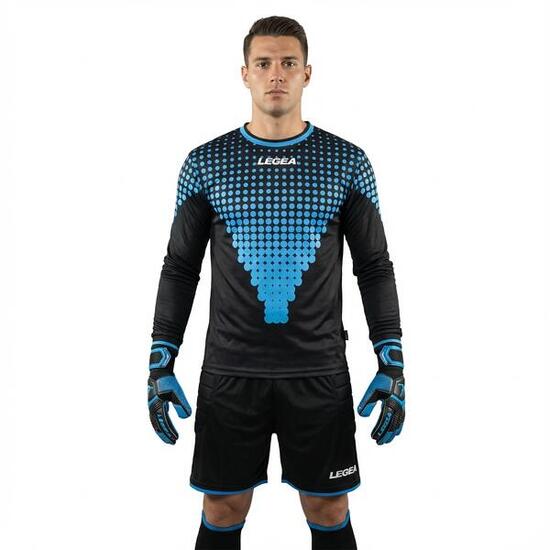 Kit portiere calcio Allianz 100% poliestere grigio scuro-fuxia