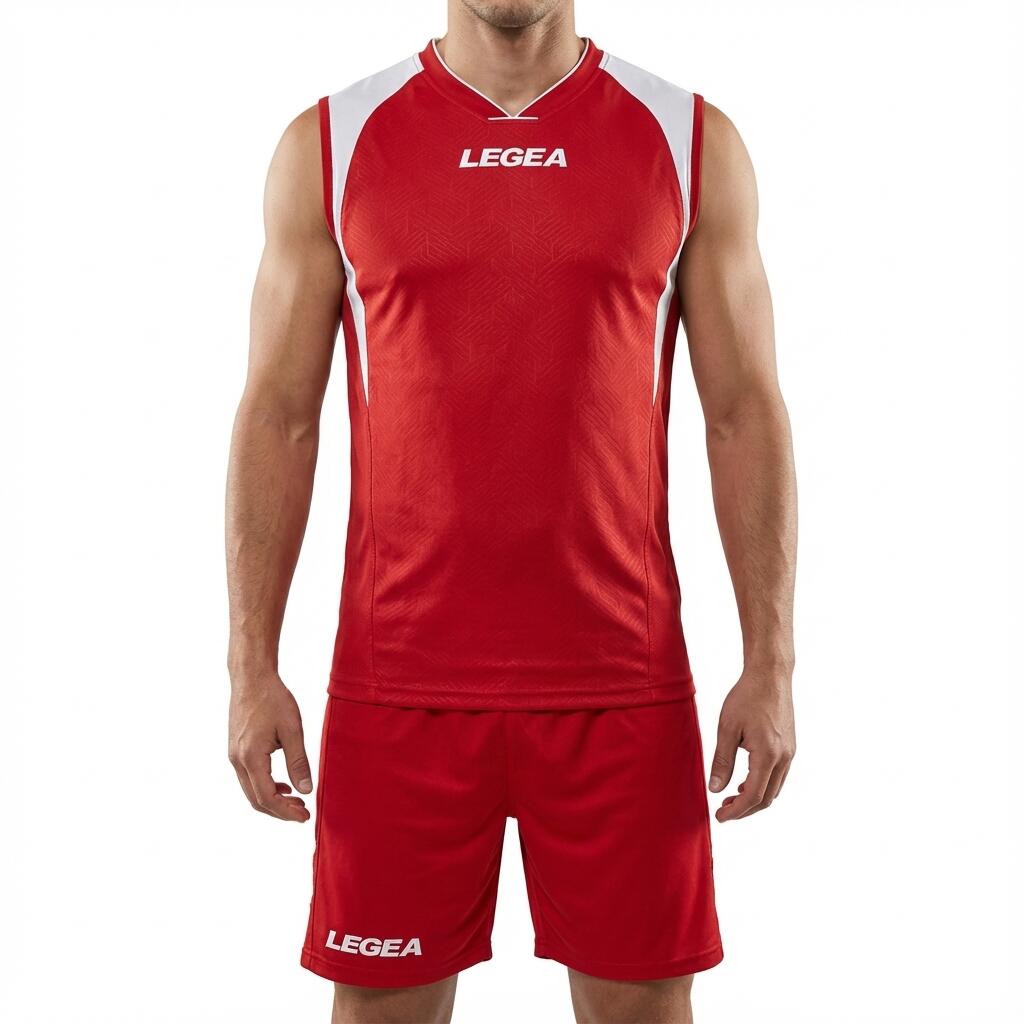 Men's Football Training Kit Red-White