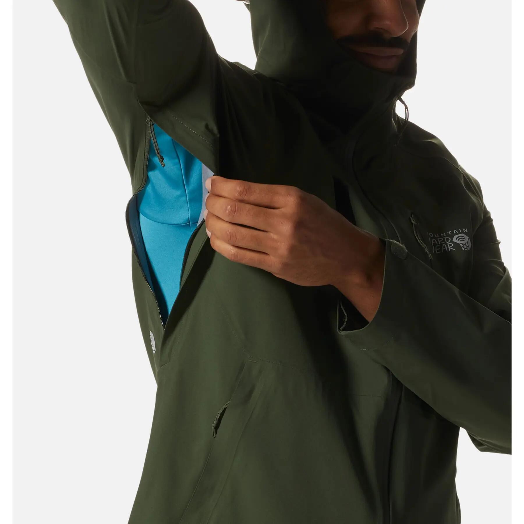 Stretchige Wanderjacke Mountain Hardwear Ozonic 4/7