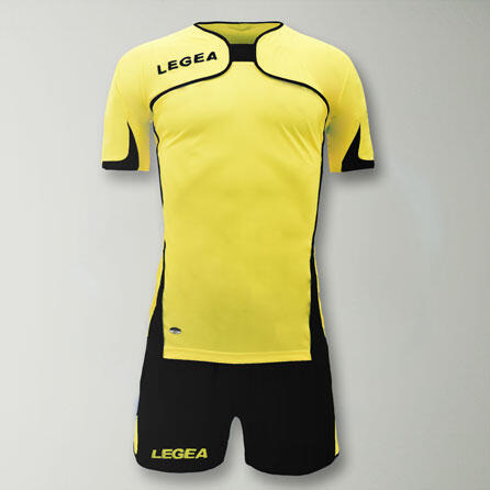 Voetbalset Setubal MC shirt en shorts geel-zwart 2/2