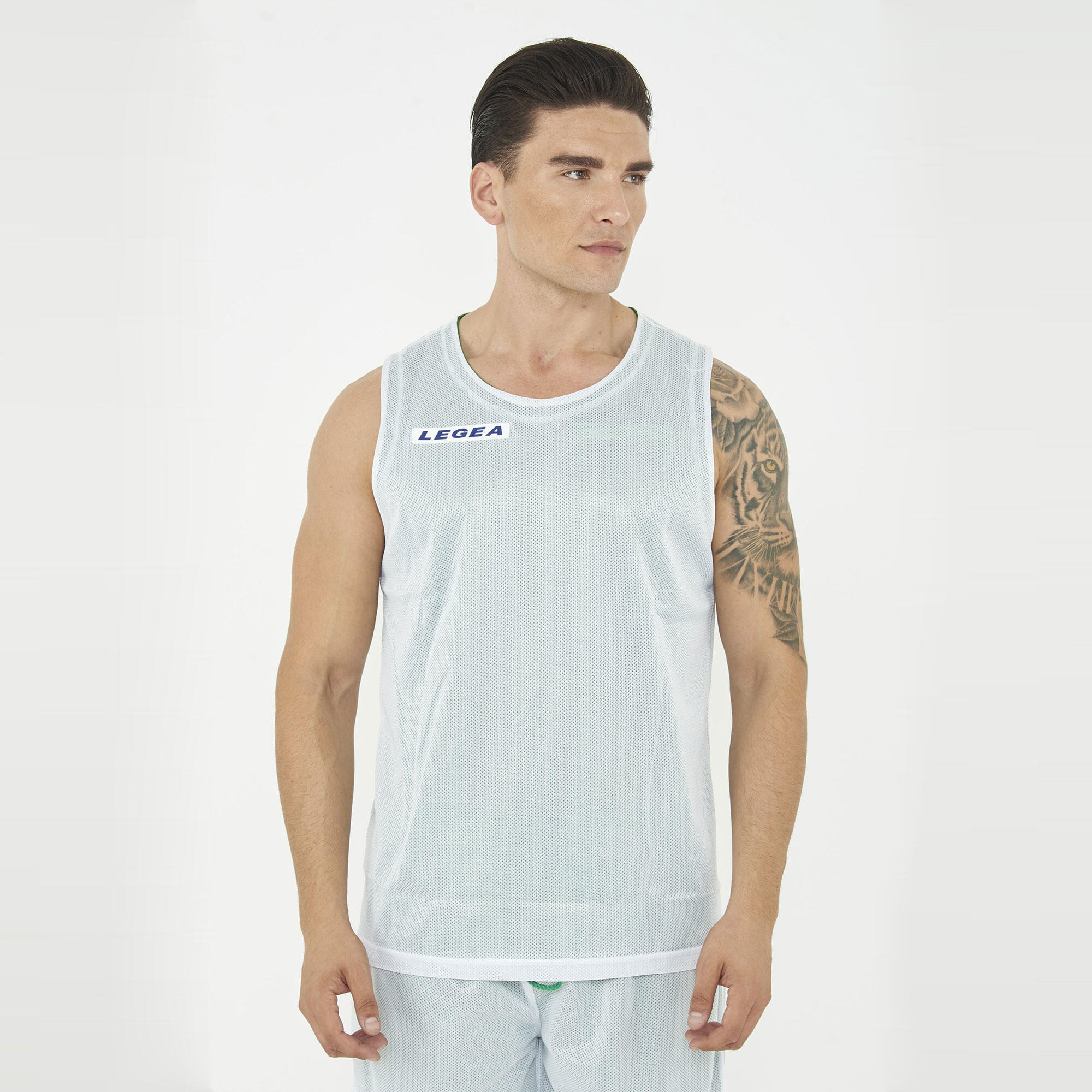 Trainingsvoetbalset KIT DOUBLE groen-wit 4/7