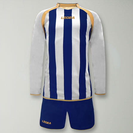 Herren Lauf Trainingsjacke KIT RIAD ML Weiß-Blau 2/2