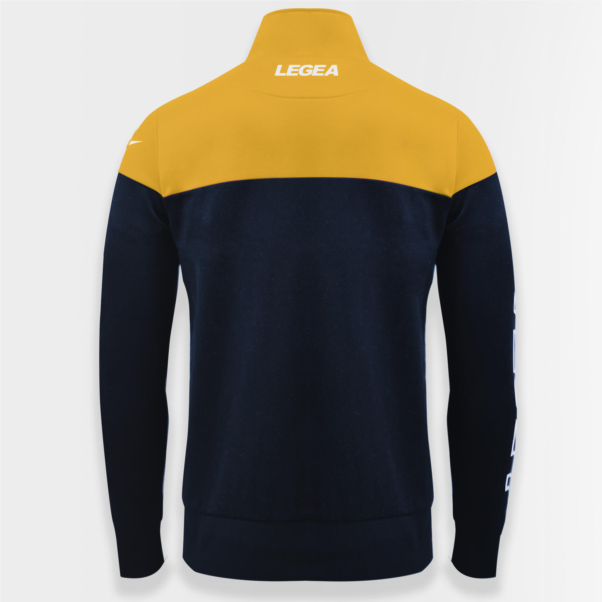 Ontario Senior Laufjacke und Outdoor-Aktivitäten Blau-Ocker 3/7
