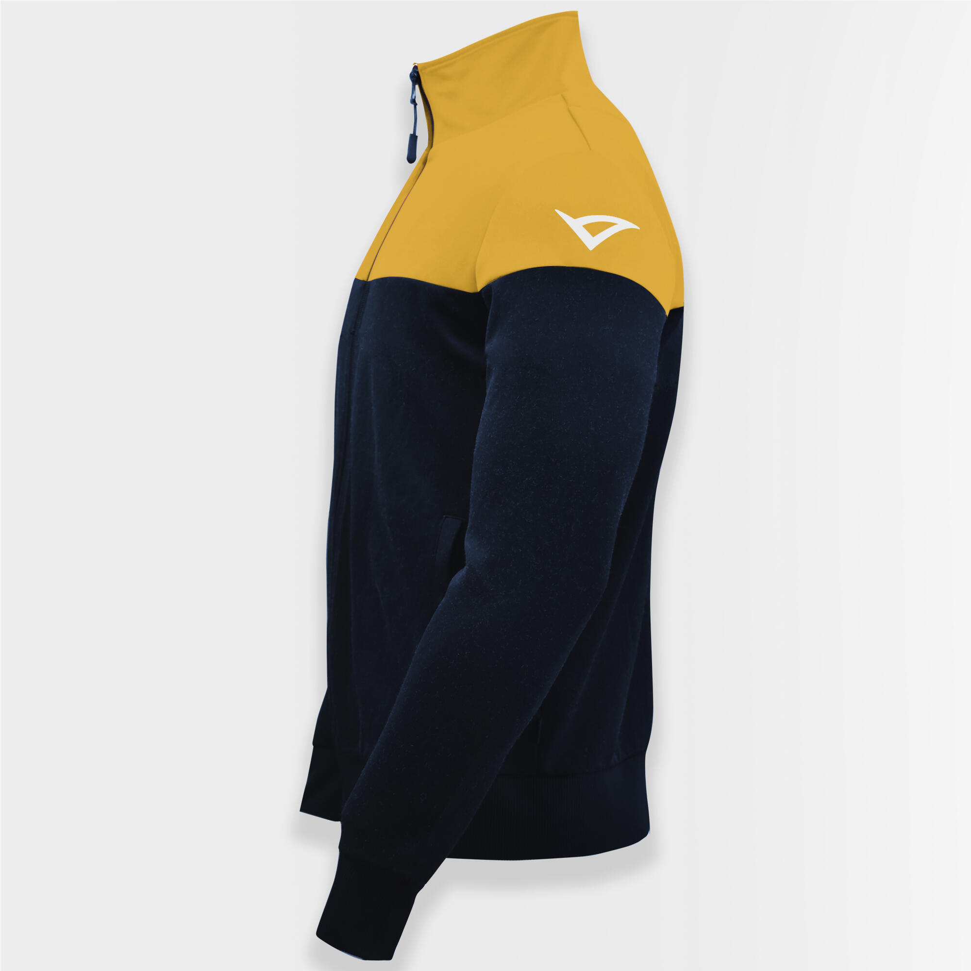 Ontario Senior Laufjacke und Outdoor-Aktivitäten Blau-Ocker 4/7