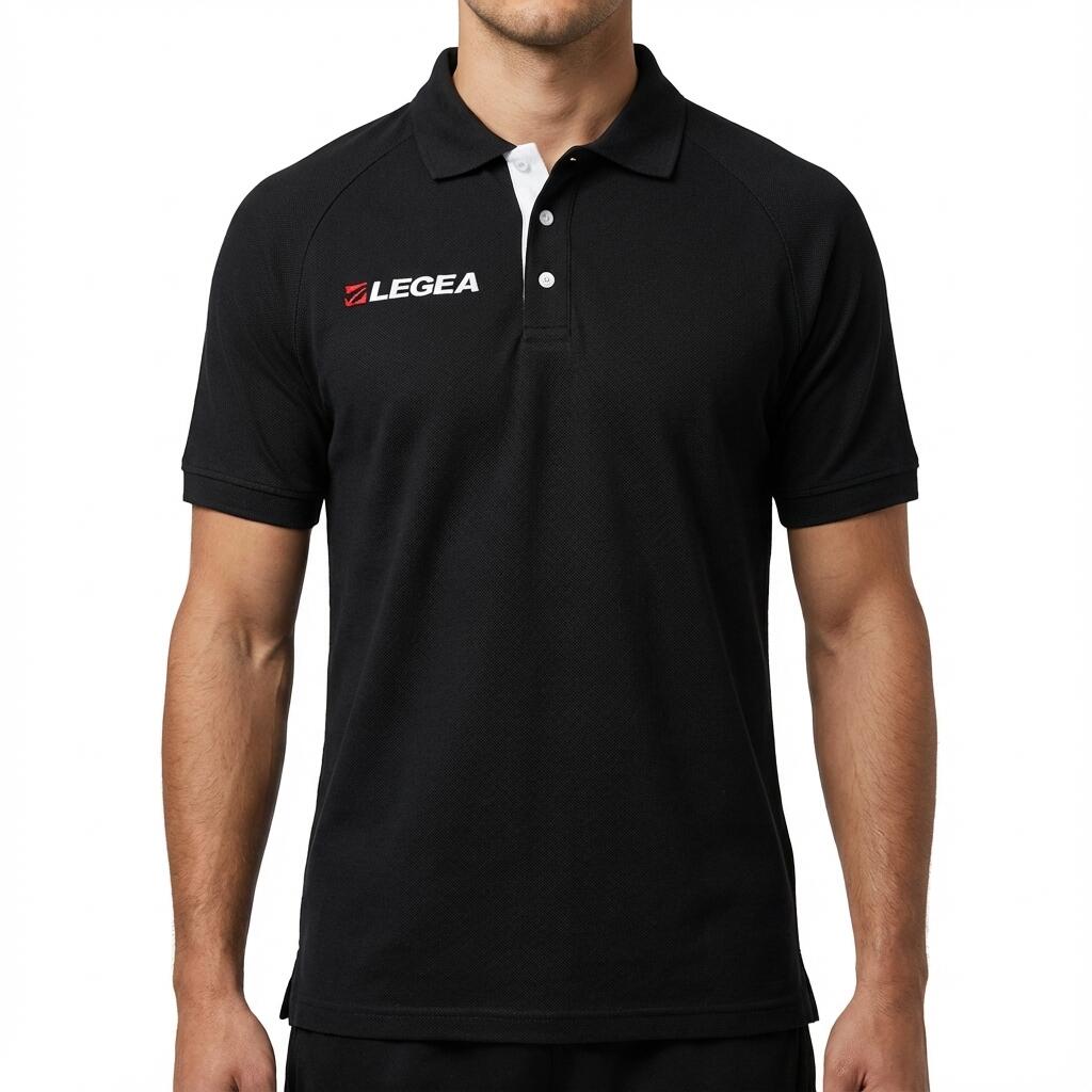 Men's Running Polyester Black Polo