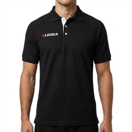 Homme Running Polo Polyester Noir