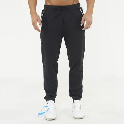 Homme Randonnée Pantalon avec Zip en Bas de Jambe Bleu