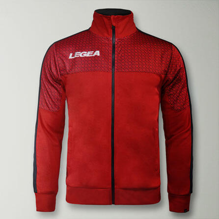 Junior Outdoor Jacket Red-Dark Grey