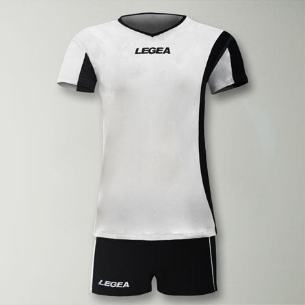 kit calcio da allenamento bianco-nero 2/2
