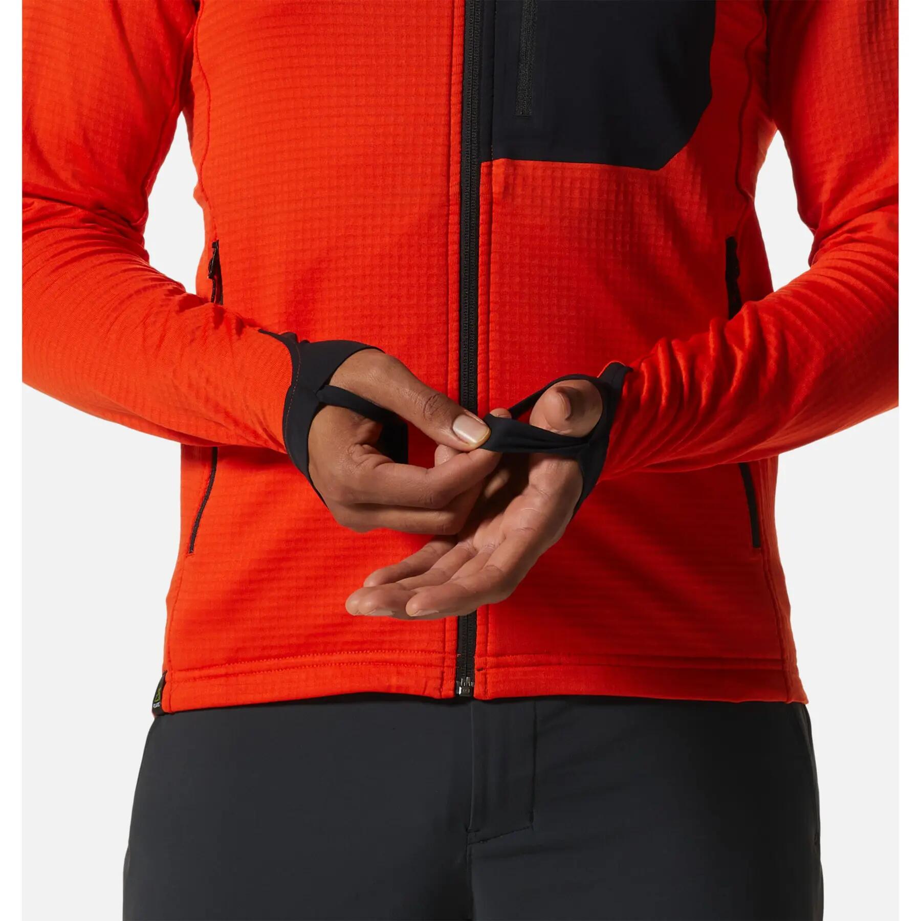 Polaire à capuche full zipp Mountain Hardwear Polartec® Power Grid 4/7