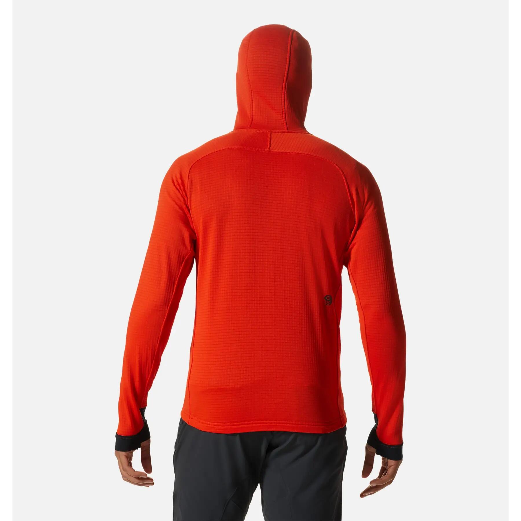 Polaire à capuche full zipp Mountain Hardwear Polartec® Power Grid 6/7