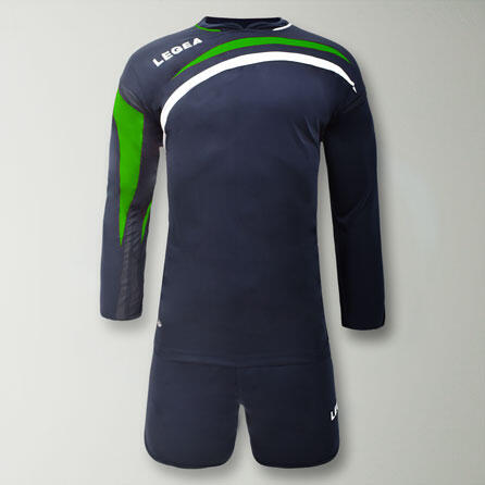 Fußball-Trainingsset Herren langarm blau-grün Trondheim ML 2/2