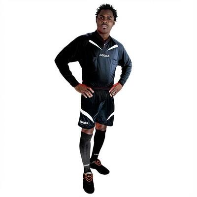 maglia arbitro calcio professionale nero-bianco