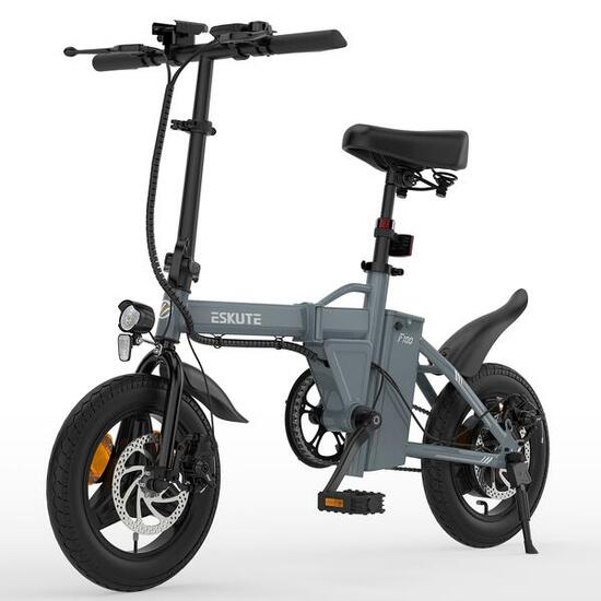 Vélo électrique pliant ESKUTE F100 250 W, batterie 36 V 9 Ah, pneus 14 pouces