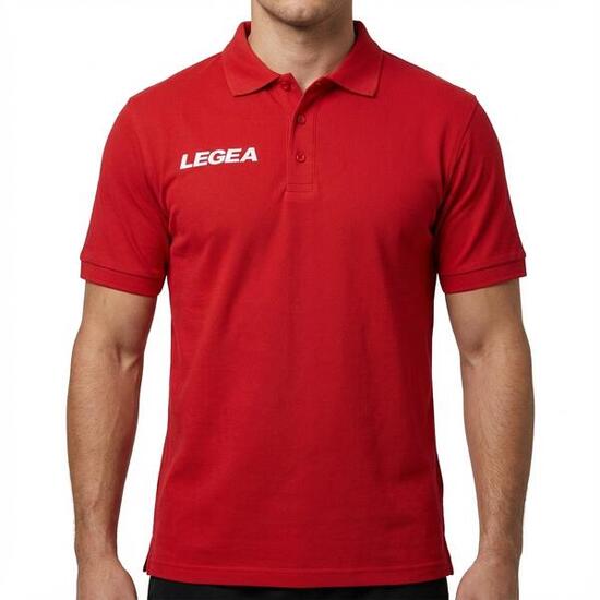 Homme Golf Polo 100% Coton Rouge