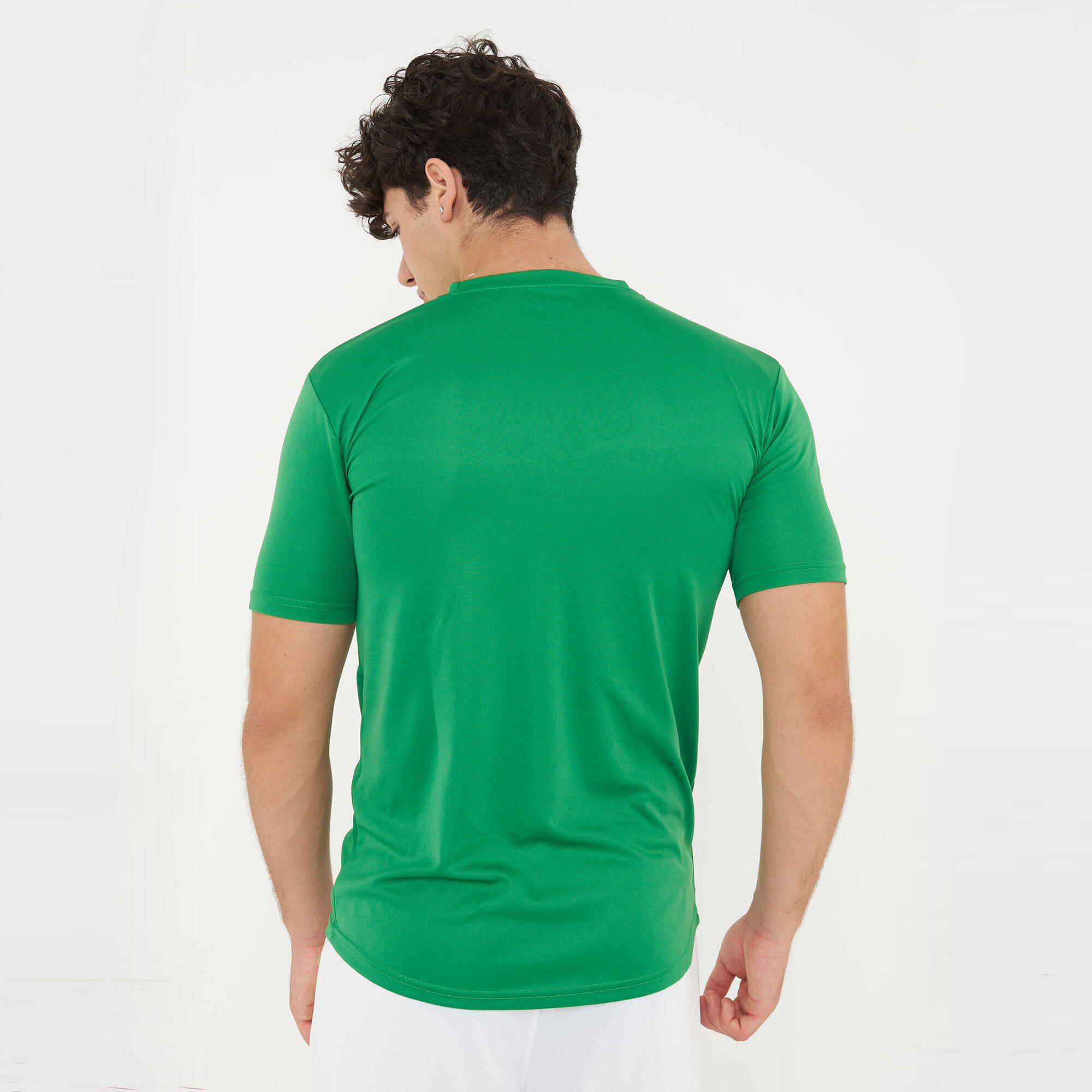 T-shirt de running Pristina MC respirante vert-blanc 3/7