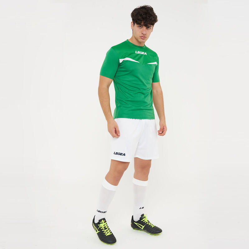 Femei Running Tricou Traspirant Verde Alb Pristina MC