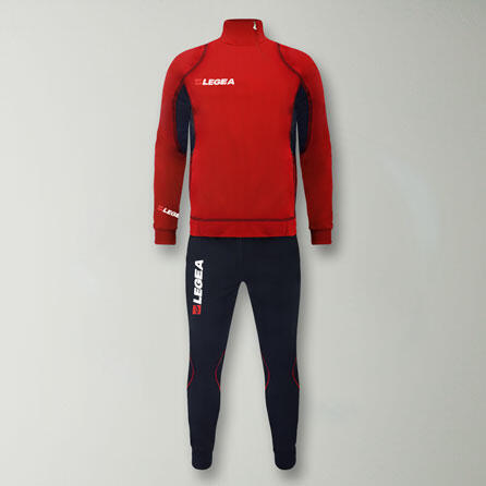 Tuta Storm Training da palestra con zip rosso-blu 2/4