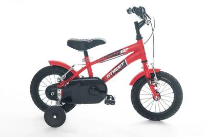 Airbici street gang 12" kinderfiets, 1 versnelling