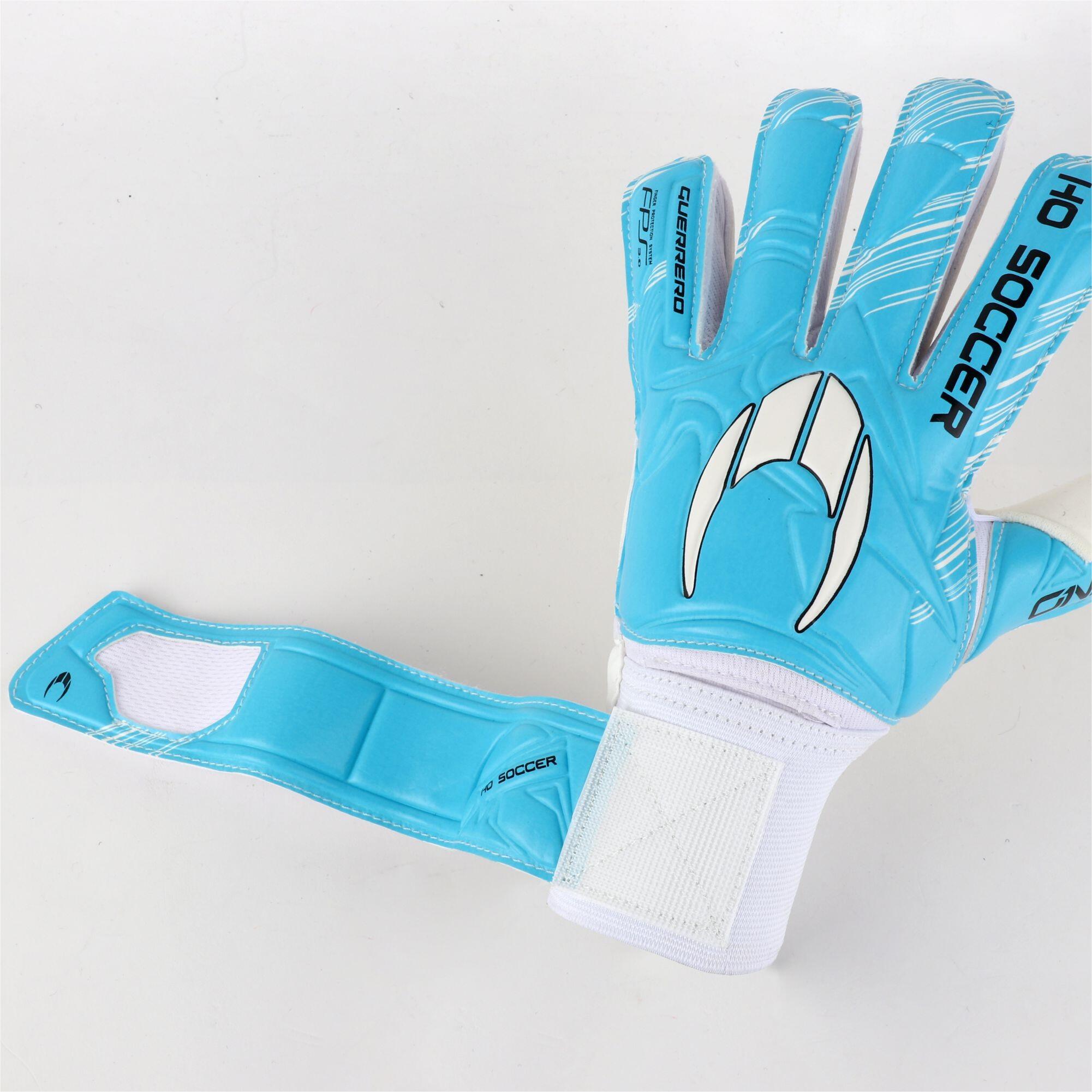 Guanti da portiere Ho Soccer per Bambino Guerrero One Protek FL Blu 5/6