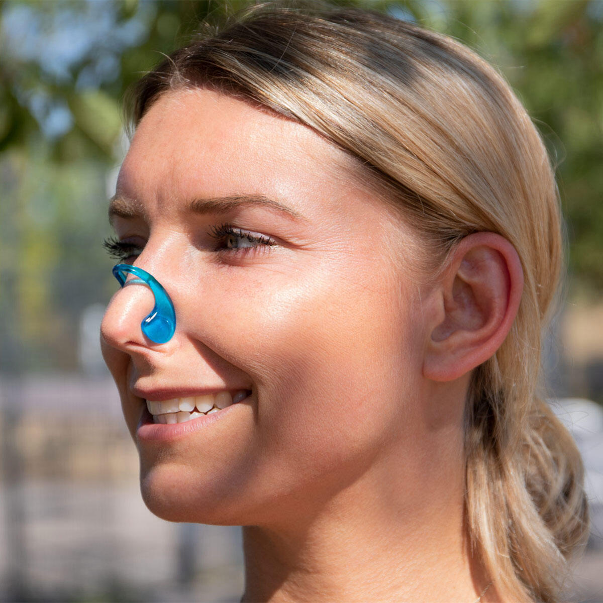 Clip nasale Beco blu per allenamento con custodia 3/3