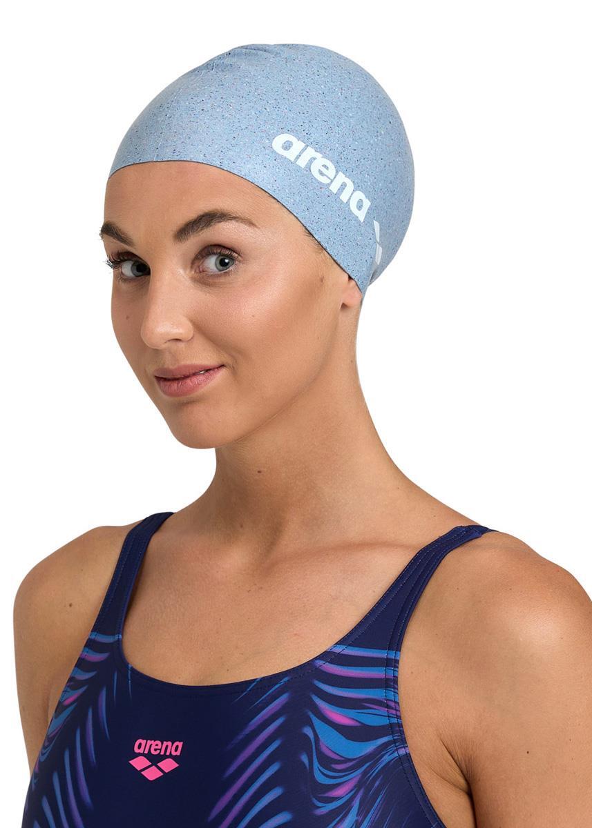 Bonnet de Bain Arena Silicone Cap Gris 3/4