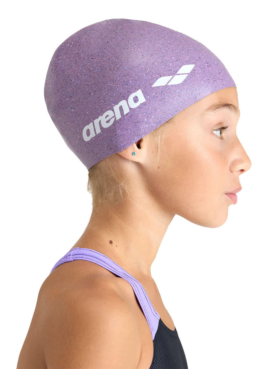 Bonnet de Bain Enfant Arena Silicone Junior Cap Rose 5/5