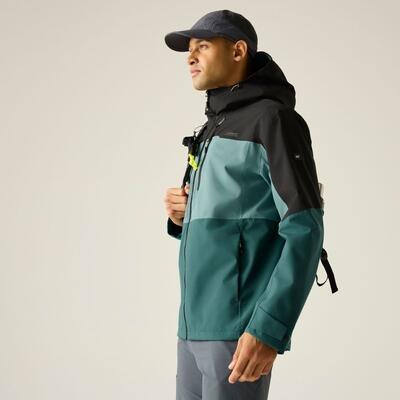 Maland II Herren-Regenjacke mit Kapuze und Einsätzen